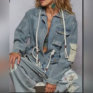 NEW POL Blue Denim Jacket